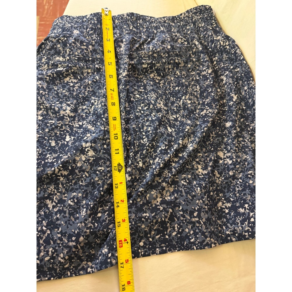 Athleta Printed Midtown Skort Women Size 8 Blue Athletic Active - Picture 4 of 13